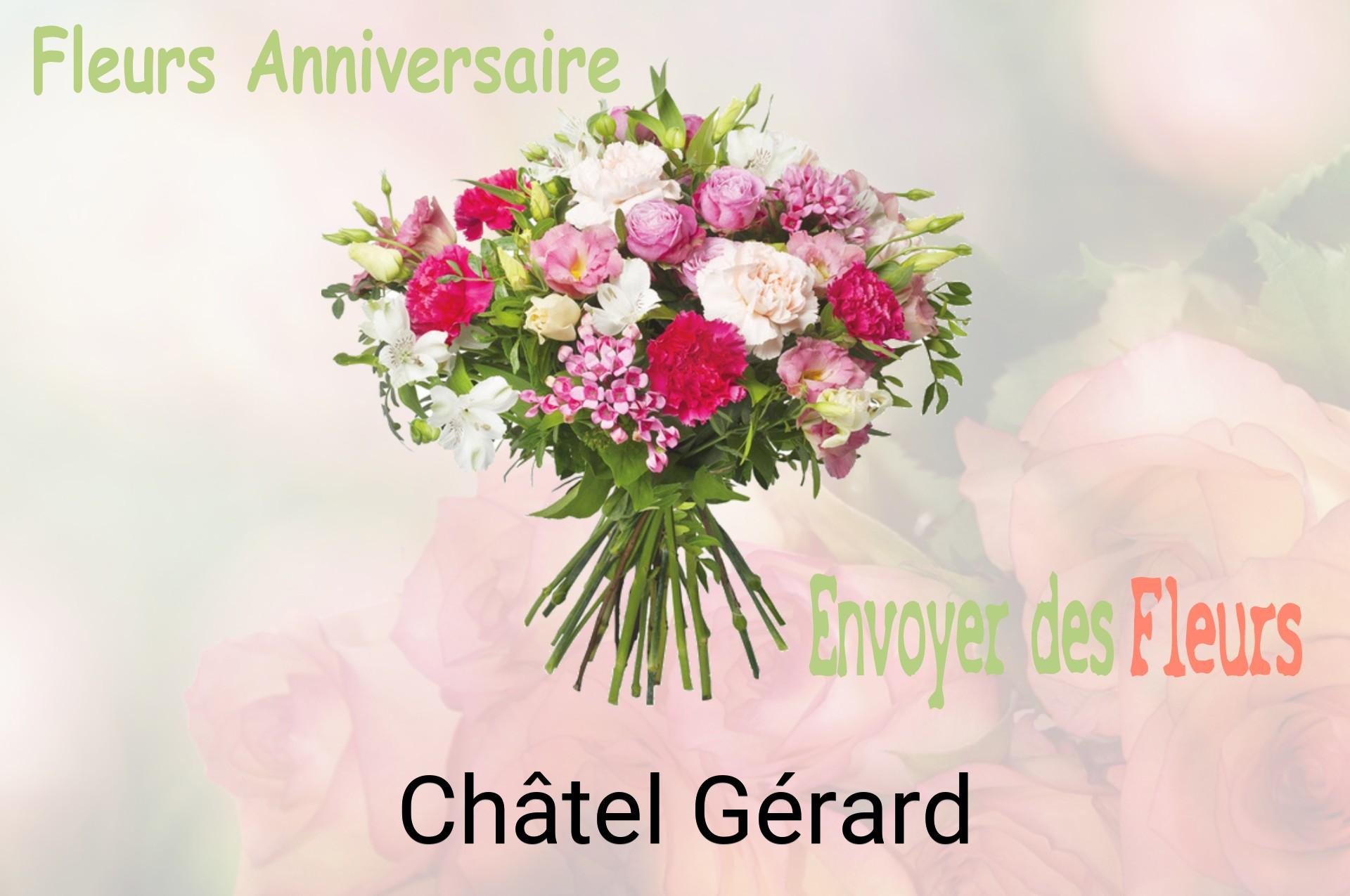 Bouquet de fleurs d’anniversaire livré à Châtel-Gérard